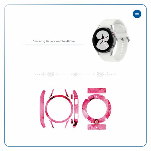 Samsung_Watch4 40mm_Pink_Flower_2